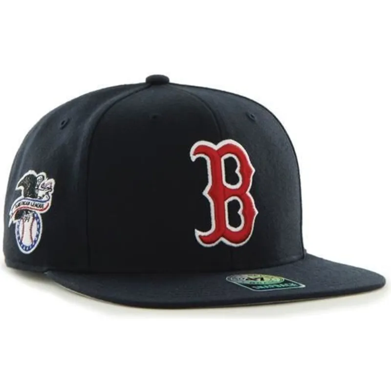 sapkak-lapos-sotetkek-snapback-boston-red-sox-mlb-47-brand
