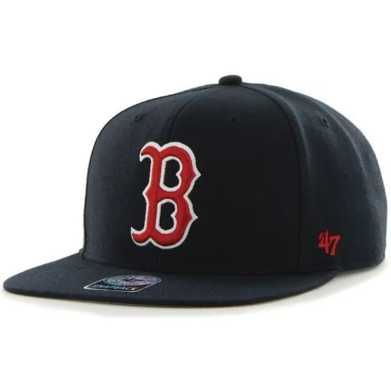 sapkak-lapos-sotetkek-snapback-boston-red-sox-mlb-47-brand