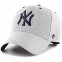 sapkak-ivelt-szurke-allithato-new-york-yankees-mlb-47-brand