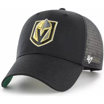 47 Brand Vegas Golden Knights NHL MVP Branson Black Trucker Hat