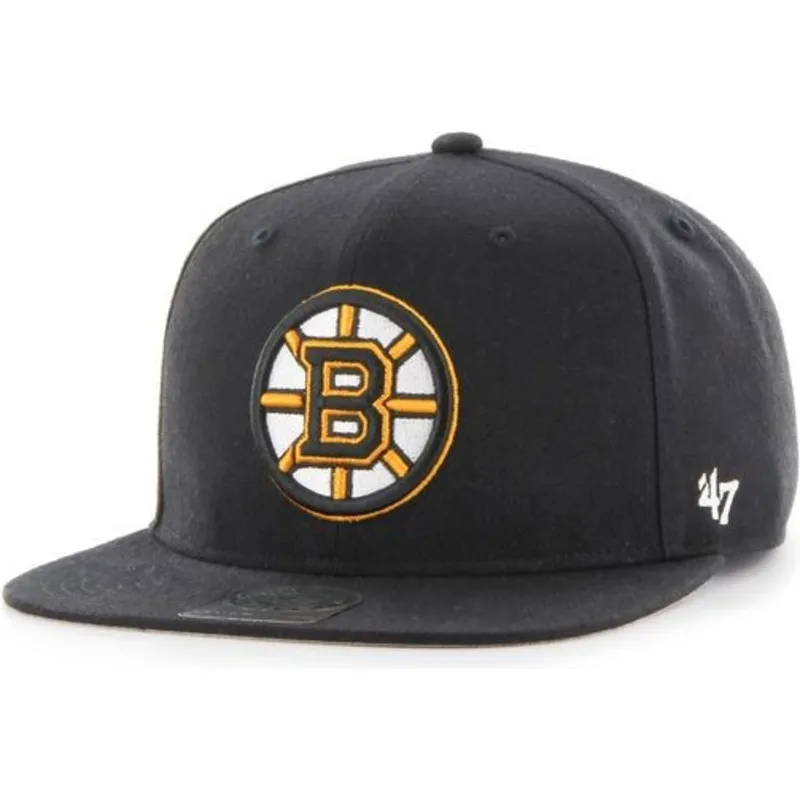 sapkak-lapos-fekete-snapback-boston-bruins-nhl-47-brand sapkak-lapos-fekete-snapback-boston-bruins-nhl-47-brand