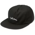 volcom-flat-brim-schwarz-wooly-adjustable-cap-schwarz