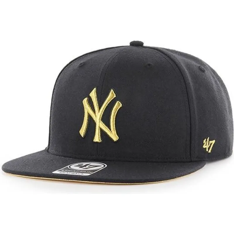 sapkak-lapos-fekete-snapback-oro-new-york-yankees-mlb-47-brand