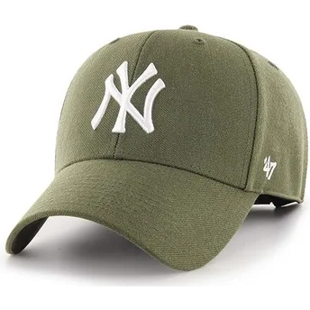 Cap ívelt зелен регулируема лента New York Yankees MLB 47 Brand