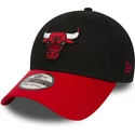 new-era-curved-brim-39thirty-black-base-chicago-bulls-nba-fitted-cap-schwarz-rot