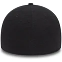 39thirty-slub-new-era-schwarze-gebogene-stretch-fit-kappe
