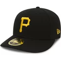 new-era-curved-brim-59fifty-low-profile-poly-pittsburgh-pirates-mlb-fitted-cap-schwarz