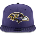new-era-flat-brim-9fifty-sideline-baltimore-ravens-nfl-snapback-cap-violett