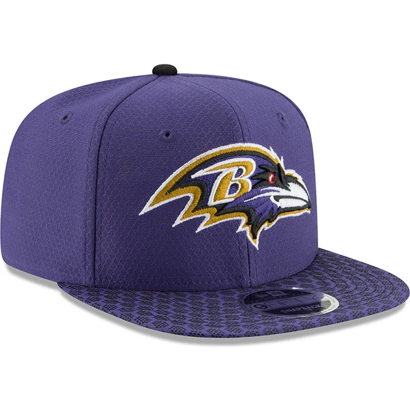 sapkak-lapos-lila-snapback-9fifty-sideline-baltimore-ravens-nfl-new-era