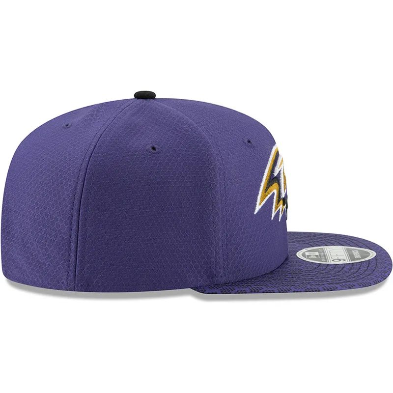 sapkak-lapos-lila-snapback-9fifty-sideline-baltimore-ravens-nfl-new-era