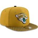 sapkak-lapos-sarga-snapback-9fifty-sideline-jacksonville-jaguars-nfl-new-era