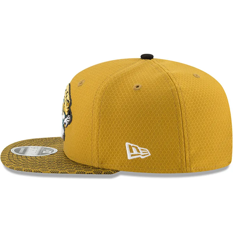 sapkak-lapos-sarga-snapback-9fifty-sideline-jacksonville-jaguars-nfl-new-era