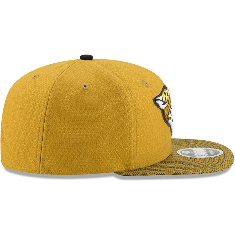 sapkak-lapos-sarga-snapback-9fifty-sideline-jacksonville-jaguars-nfl-new-era