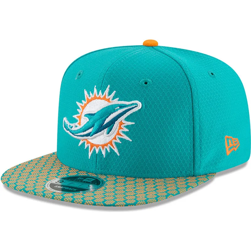 sapkak-lapos-kek-snapback-9fifty-sideline-miami-dolphins-nfl-new-era
