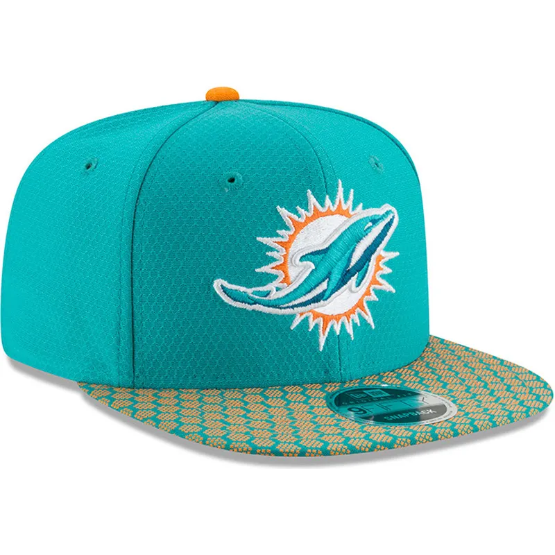 sapkak-lapos-kek-snapback-9fifty-sideline-miami-dolphins-nfl-new-era
