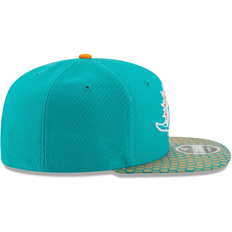 sapkak-lapos-kek-snapback-9fifty-sideline-miami-dolphins-nfl-new-era