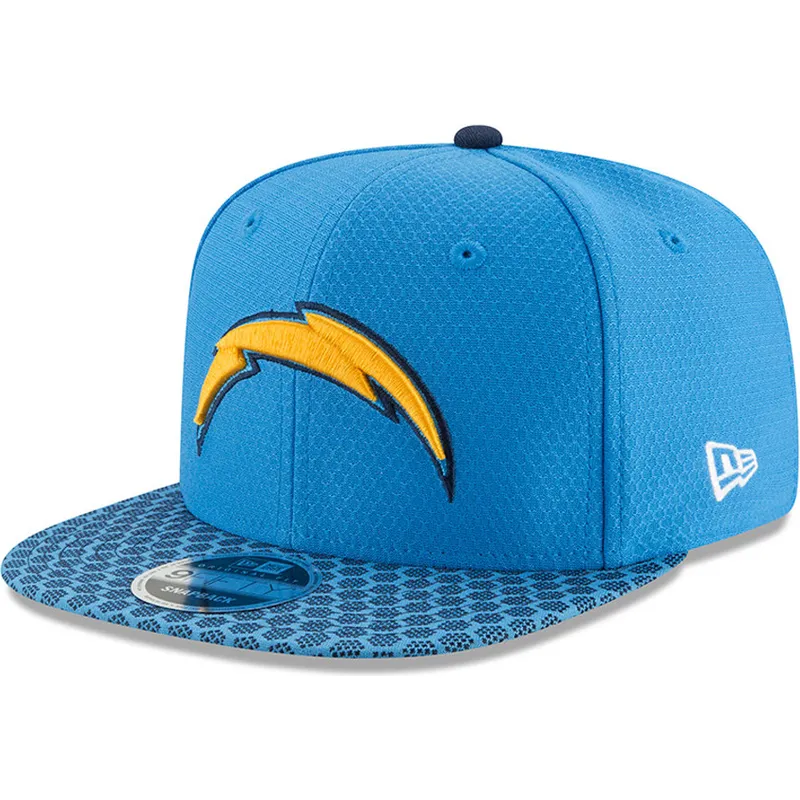 sapkak-lapos-kek-snapback-9fifty-sideline-los-angeles-chargers-nfl-new-era