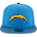 sapkak-lapos-kek-snapback-9fifty-sideline-los-angeles-chargers-nfl-new-era