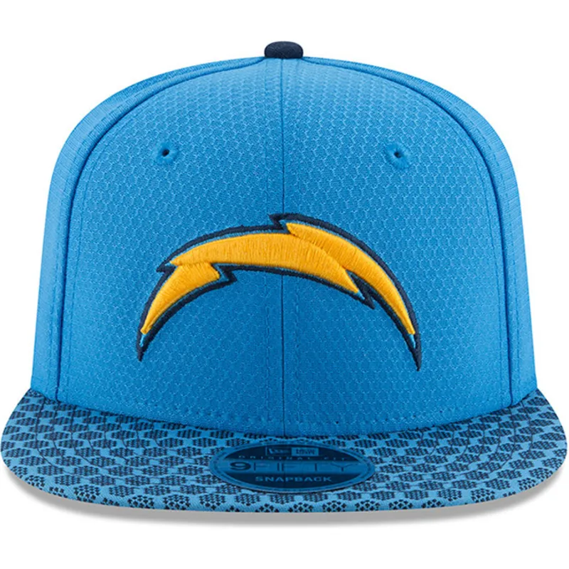 sapkak-lapos-kek-snapback-9fifty-sideline-los-angeles-chargers-nfl-new-era