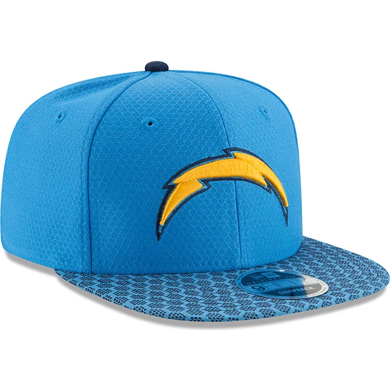 sapkak-lapos-kek-snapback-9fifty-sideline-los-angeles-chargers-nfl-new-era