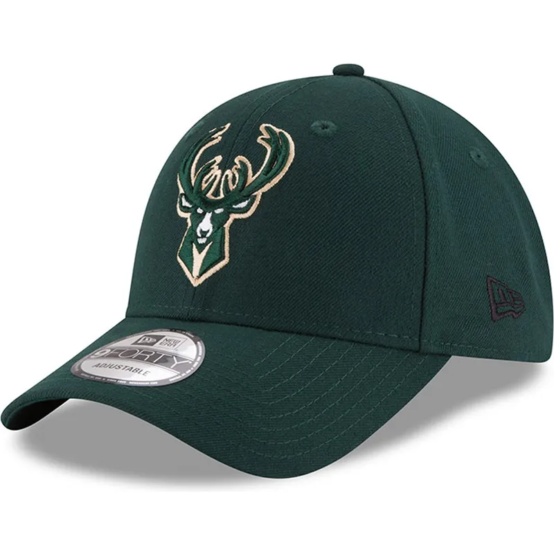 gron-justerbar-kurvad-keps-9forty-the-league-fran-milwaukee-bucks-nba-av-new-era