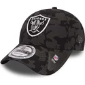 new-era-curved-brim-9forty-night-time-reflective-las-vegas-raiders-nfl-adjustable-cap-verstellbar-schwarz