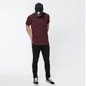 new-era-los-angeles-dodgers-mlb-tech-series-t-shirt-mit-kurzen-armeln-in-weinrot