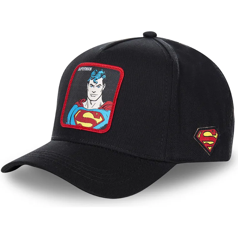 sapkak-ivelt-fekete-snapback-clasico-sup4-superman-dc-comics-capslab