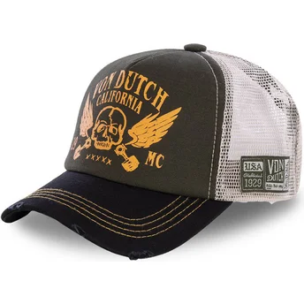 Sapkák ívelt barna snapback CREW5 Von Dutch
