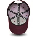 new-era-new-york-yankees-mlb-9forty-ripstop-verstellbare-burgunderfarbene-kappe-mit-schwarzem-logo