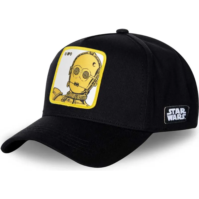 sapkak-ivelt-fekete-snapback-c3p3-c-3po-star-wars-capslab sapkak-ivelt-fekete-snapback-c3p3-c-3po-star-wars-capslab