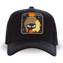 schwarze-snapback-kappe-mit-gebogenem-schirm-marvin-der-marsmensch-mar3-looney-tunes-von-capslab