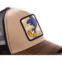 capslab-looney-tunes-correcaminos-roa2-brun-truckerkeps