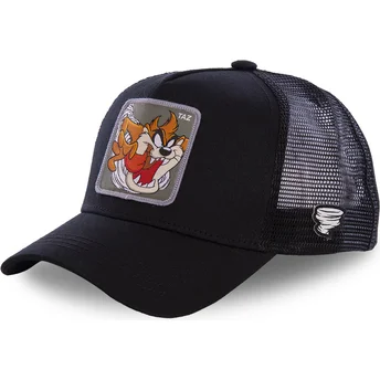 Schwarze Trucker-Cap Tasmanischer Teufel TAZ3 Looney Tunes von Capslab