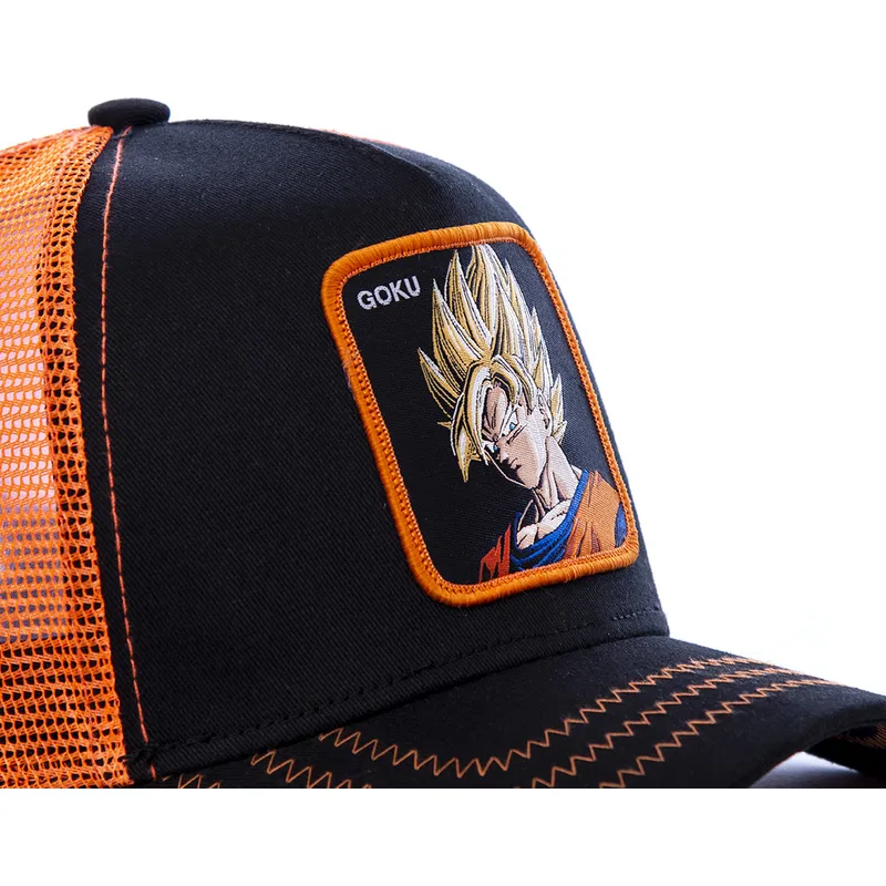 svart-och-orange-trucker-keps-son-goku-super-saiyan-go3-dragon-ball-fran-capslab