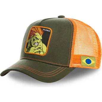 grune-und-orangefarbene-blanka-bla-street-fighter-trucker-kappe-von-capslab