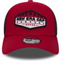 rote-trucker-kappe-patch-a-frame-von-new-era