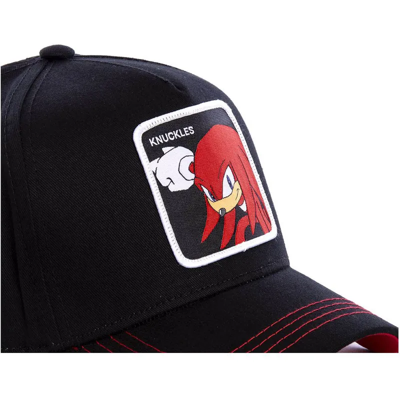 sapkak-ivelt-fekete-snapback-knub-knuckles-sonic-the-hedgehog-capslab