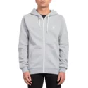 volcom-heather-grau-iconic-zip-through-hoodie-kapuzenpullover-sweatshirt-grau