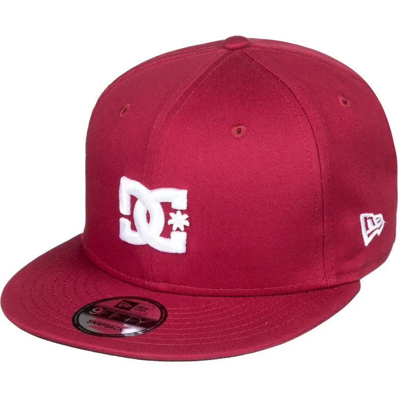 sapkak-lapos-piros-snapback-empire-fielder-dc-shoes