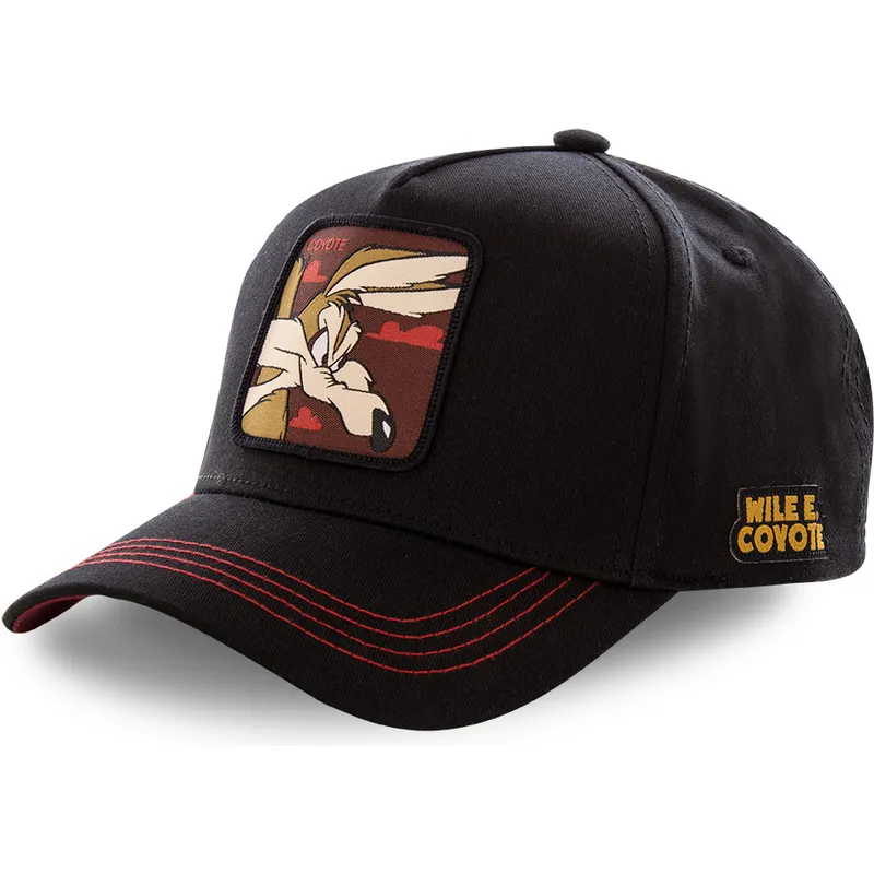 sapkak-ivelt-fekete-snapback-coy3-kojot-looney-tunes-capslab