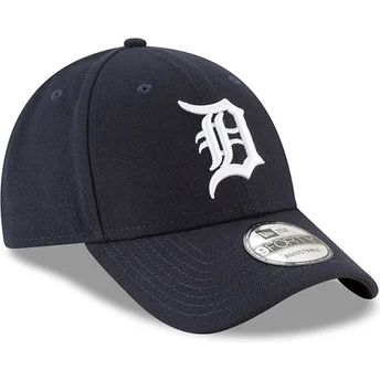 new-era-curved-brim-9forty-the-league-detroit-tigers-mlb-navy-blue-adjustable-cap