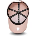 verstellbare-rosa-kappe-mit-gebogenem-schirm-9twenty-dryera-packable-der-los-angeles-dodgers-mlb-von-new-era
