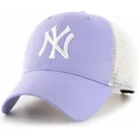 sapkak-ivelt-lila-snapback-lavanda-mvp-flagship-new-york-yankees-mlb-47-brand