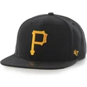 sapkak-lapos-fekete-snapback-captain-no-shot-pittsburgh-pirates-mlb-47-brand