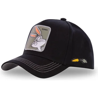 capslab-curved-brim-bugs-bunny-bun3-looney-tunes-black-snapback-cap