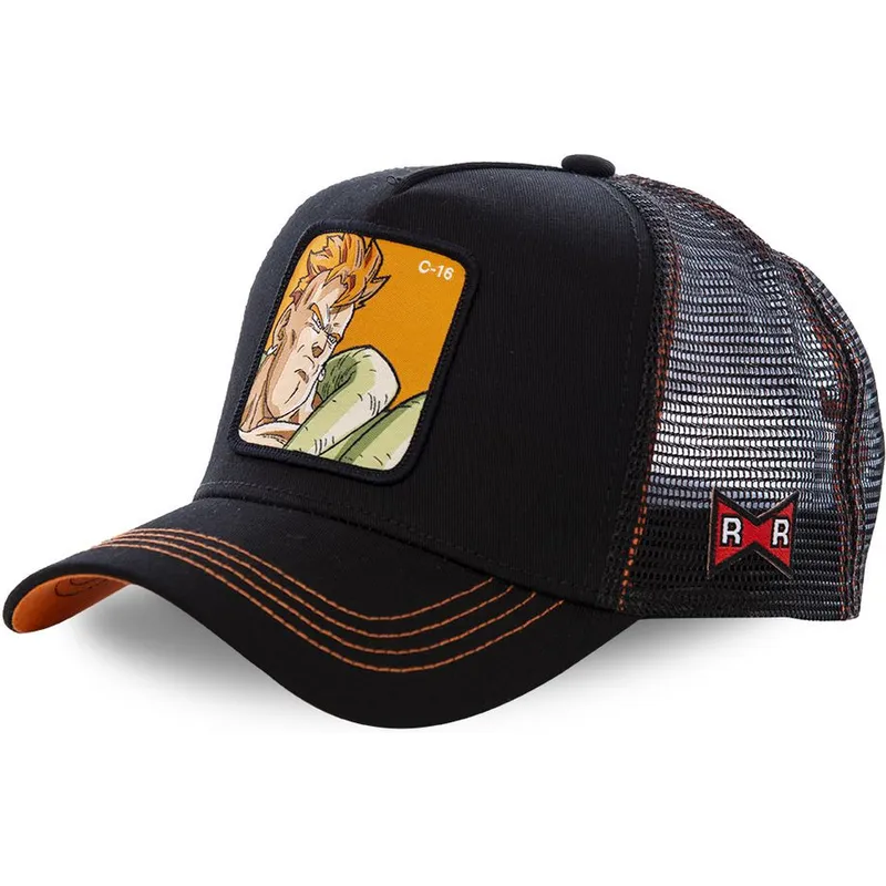 sapkak-ivelt-fekete-snapback-androide-c16b-c-16-dragon-ball-capslab