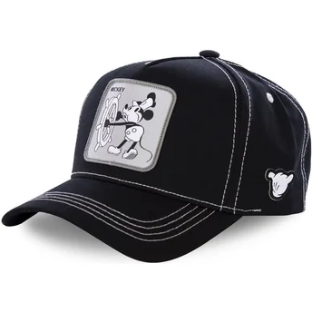 capslab-curved-brim-mickey-mouse-vintage-vin1-disney-black-snapback-cap