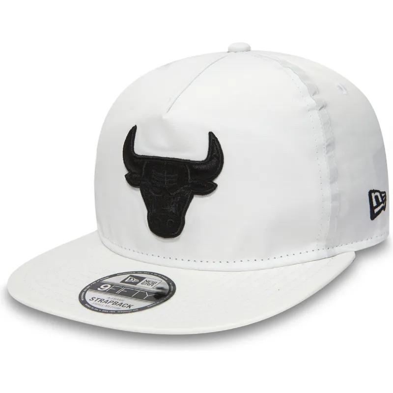 weisse-snapback-kappe-fur-jungen-9fifty-a-frame-premium-sport-der-chicago-bulls-nba-von-new-era