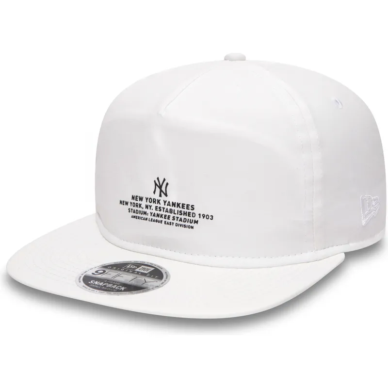 weisse-snapback-kappe-9fifty-monochrome-script-der-new-york-yankees-mlb-von-new-era